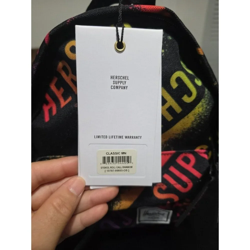 Herschel Classic Mini Backpack 9L Rainbow Kids‎ Unisex School NWT